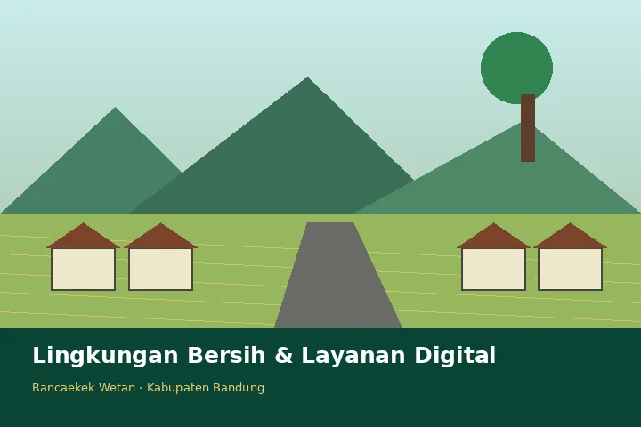 Ilustrasi Program Lingkungan, kuliner & UMKM Desa Rancaekek Wetan